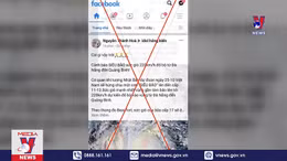 Cảnh báo thông tin giả mạo về cơn bão số 8