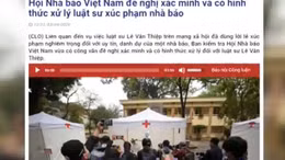 Hội Nhà báo Việt Nam đề nghị xác minh và có hình thức xử lý luật sư xúc phạm nhà báo