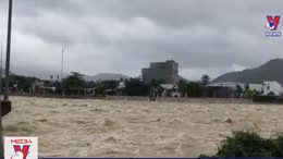 Hủy nhiều chuyến tàu qua Nha Trang do mưa lũ