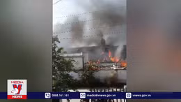 Bình Dương khẩn trương khống chế cháy tại công ty gỗ