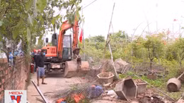 Hà Nội cưỡng chế giải tỏa mặt bằng quận Long Biên