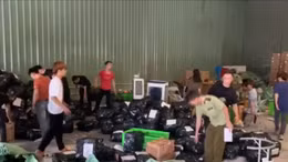 Phá điểm vận chuyển hàng lậu tại cảng cạn Mỹ Đình