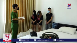 Bắt quả tang nhóm đối tượng thuê khách sạn để bay lắc giữa mùa dịch