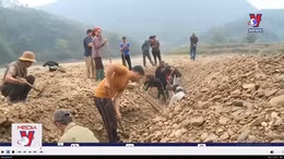Người dân lại đổ về Lục Yên tìm đá quý