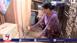 Thi công cầu gây lún nứt nhà dân ở Ninh Bình