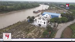 Đua nhau xây nhà trên hành lang thoát lũ ở Nam Định