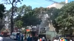Nổ trạm điện, một người bị thương nặng