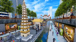 Phối cảnh 3D mới nhất về thiết kế Công viên lịch sử - văn hóa - tâm linh sông Tô Lịch