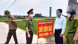 Thái Bình phong tỏa thôn có người dương tính với virus Sar-CoV-2