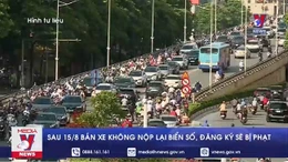 Sau ngày 15/8, bán xe không nộp lại biển số và đăng ký sẽ bị phạt