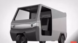 Xe điện ba bánh chạy bằng năng lượng Mặt Trời, khỏi lo xăng tăng giá