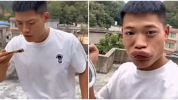 Tiktoker bị khóa tài khoản vì quay clip ăn ong vò vẽ