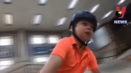 Vận động viên trượt ván không chân 'gây sốt' tại Nga