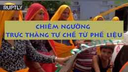 Chiêm ngưỡng 'trực thăng' tự chế từ phế liệu