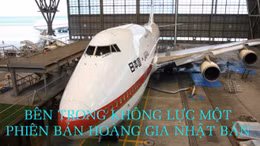 Bên trong 'Không lực Một' phiên bản Hoàng gia Nhật Bản