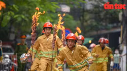 Hội thao nghiệp vụ chữa cháy và cứu nạn cấp cơ sở đầu tiên tại Hà Nội