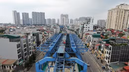 Dự án trọng điểm vành đai 2 của Hà Nội thi công thế nào trong giãn cách xã hội