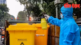 Thu gom rác thải của các trường hợp F0 tại nhà, tránh lây lan dịch COVID-19