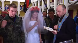 Đám cưới giữa loạn lạc ở Kiev