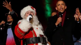 Ông Obama hát Jingle Bells lần cuối tại Nhà Trắng