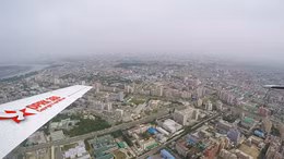 Bất ngờ với hình ảnh quay được ở thủ đô Bình Nhưỡng từ trên không