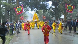 Hội Gióng đền Sóc Sơn - tưởng nhớ vị Thánh đánh giặc Ân