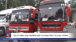 Xử lý trên 1.000 trường hợp vi phạm trật tự giao thông