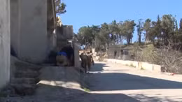 Phóng viên Nga "sợ xanh mặt" khi bị pháo kích tại Syria