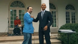 Tổng thống Obama đắm mình với nhạc rap