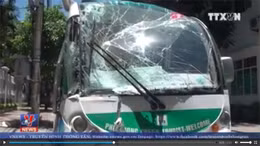 Đà Nẵng: Va chạm giữa xe taxi và xe điện làm 6 người thương vong