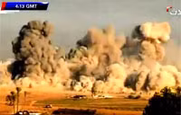 Israel phá hủy thị trấn Gaza trong không đầy 1 giờ