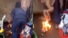 Cha dượng “nướng” con trên lửa vì làm ướt giường