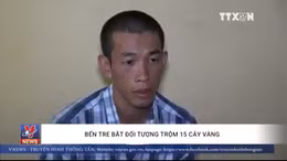 Bắt đối tượng trộm 15 cây vàng