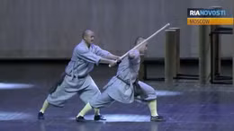 Xem đệ tử Thiếu lâm múa võ