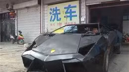 Nông dân Trung Quốc chế 'siêu xe' Lamborghini