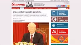 Truyền thông Cuba tri ân những đóng góp của Tổng Bí thư Nguyễn Phú Trọng