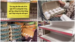 Nga: Lạm phát tăng cao, siêu thị 'cháy' trứng gà 