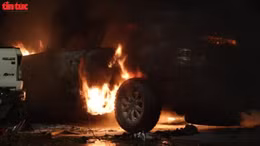 Video hiện trường vụ nổ gần sân bay Karachi của Pakistan 