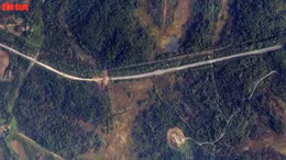 Hình ảnh vệ tinh ghi lại cảnh thiệt hại của tuyến đường liên Triều sau vụ nổ ngày 16/10