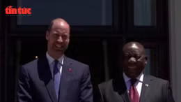 Hoàng tử William gặp Tổng thống Nam Phi trước Lễ trao giải Earthshot