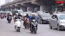 Kết thúc ngày làm việc cuối cùng của năm Quý Mão, nhiều cửa ngõ Thủ đô Hà Nội ùn ứ cục bộ