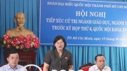 Cử tri TP Hồ Chí Minh kiến nghị nâng lương cho giáo viên, bác sĩ 