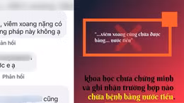 Chữa đau mắt đỏ bằng nước tiểu: Cẩn thận 'mang tật' vào người