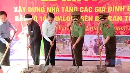 Thần tốc xây lại nhà cho người dân bị sập đổ tại Ninh Bình