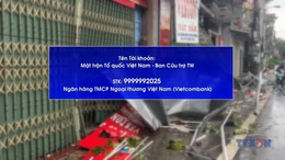 Ủng hộ đồng bào khắc phục hậu quả bão số 10 vào số tài khoản nào?