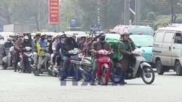 Người dân quay trở lại Hà Nội sau kỳ nghỉ lễ