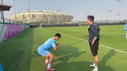 HLV Kim Sang Sik nhận tín hiệu tích cực từ tiền đạo Thanh Nhàn