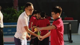 Học sinh Hà Nội thích thú với pickleball