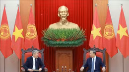 Tổng Bí thư Tô Lâm tiếp Thủ tướng Cộng hòa Kyrgyzstan