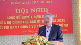 Đoàn công tác của Bộ Chính trị kiểm tra tại tỉnh Lâm Đồng